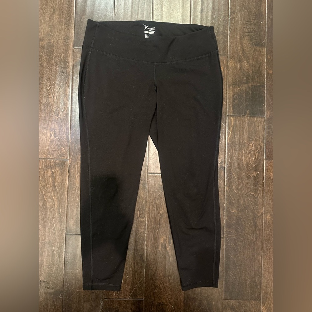 Old Navy Active black high rise go dry leggings women’s size XL petite